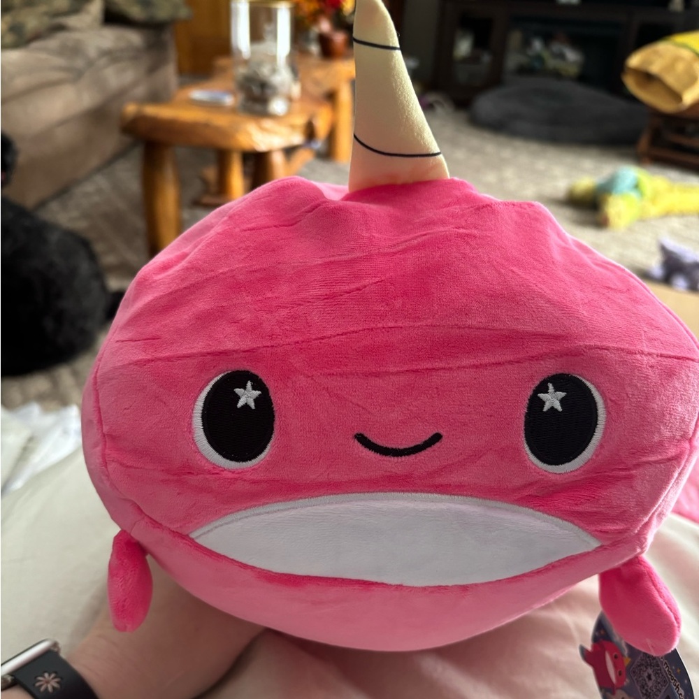 Moosh-Moosh Bubblegum the Narwhal Plush Toy